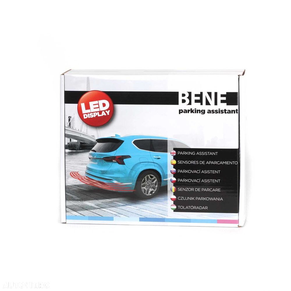 Senzori de parcare BENE 413 cu  display LED - 4