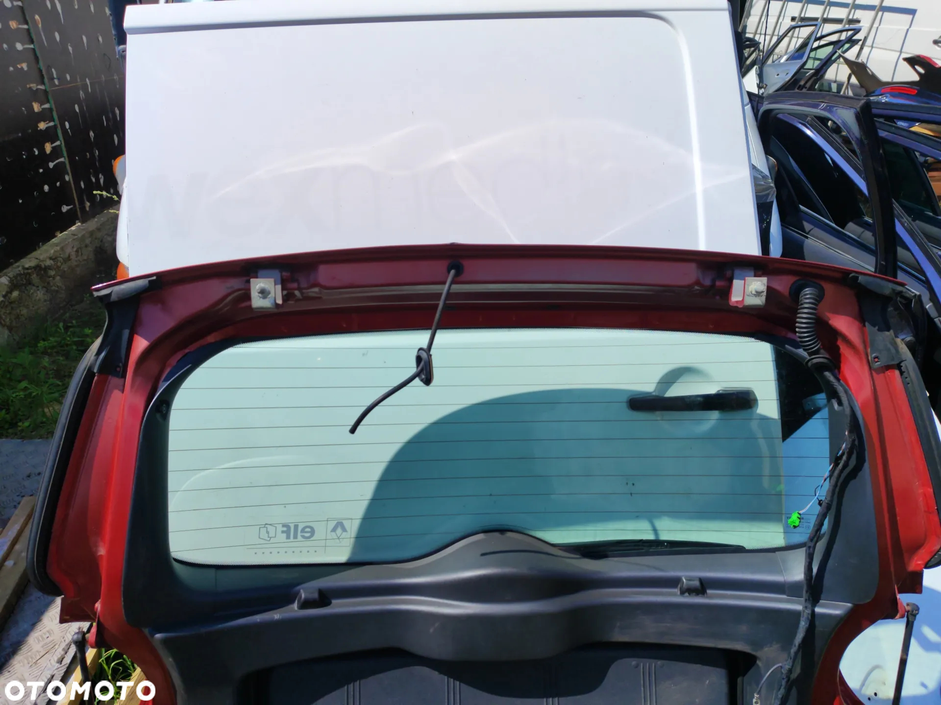 klapa tył bagaznika kompletna otwierany dół klapy kod TEB76 do RENAULT Modus 04-08r - 13