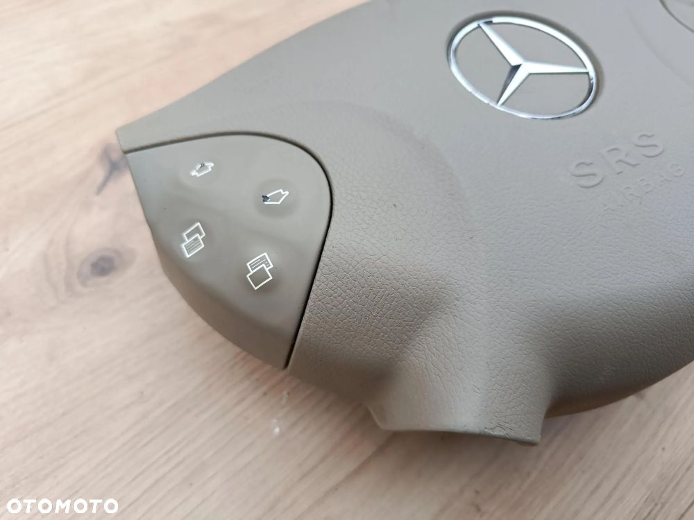 MERCEDES W211 AIRBAG KIEROWNICY PODUSZKA KIEROWCY BEŻOWA BANAN - 2