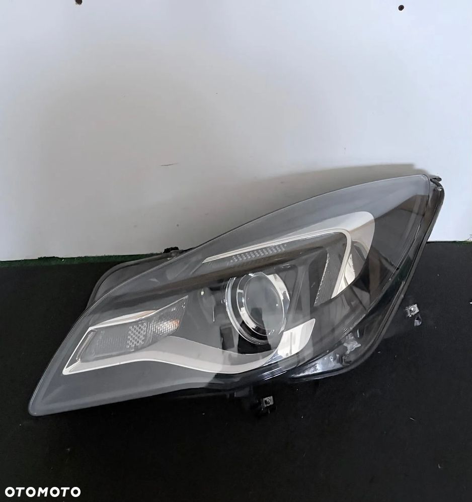 Lampa Lewa Reflektor Lewy Opel Insignia A Face Lift Zwykła Soczewka H7 + Led Demontaż - 1