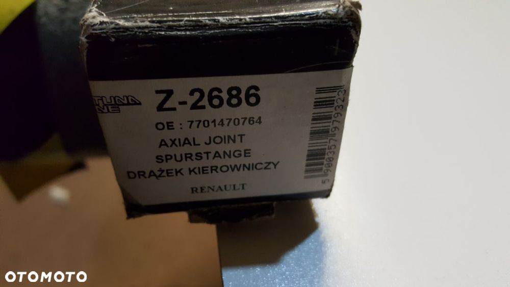 DRĄŻEK KIEROWNICZY RENAULT KANGOO 97- ROK L/P STRONA ze wspomaganiem  Z-2686,7701470764 - 1