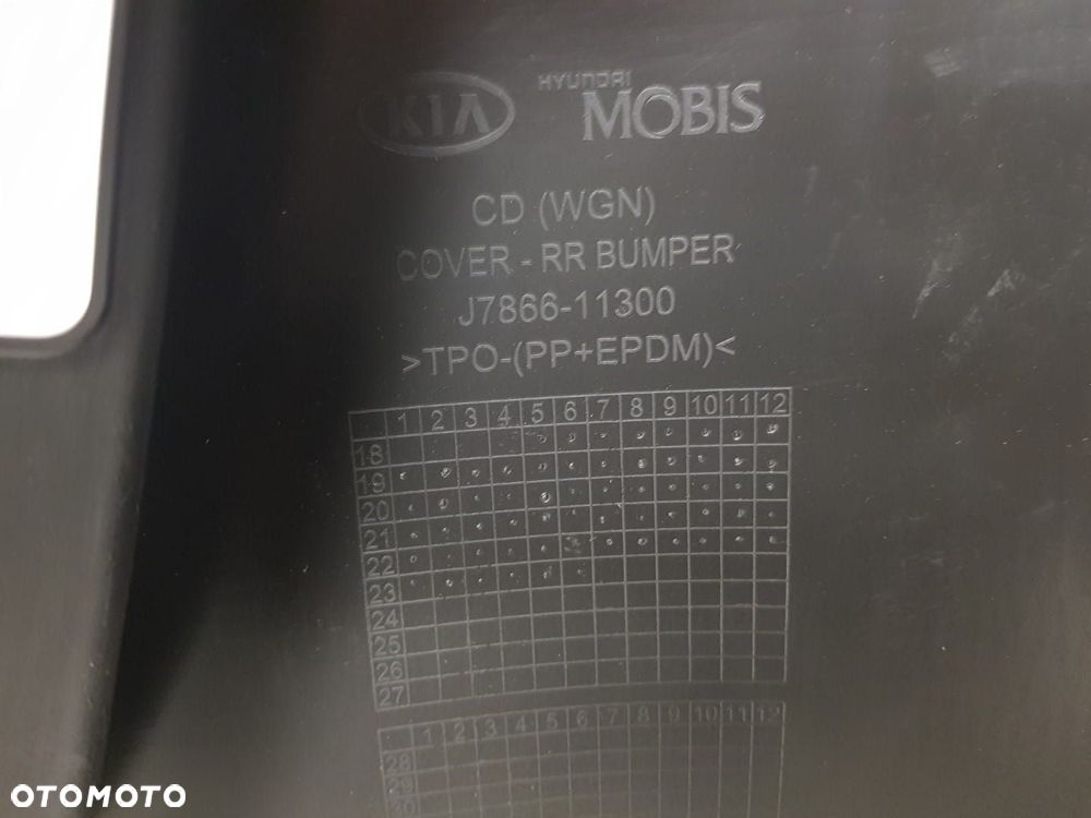 NOWY FABRYCZNY ORYGINALNY ZDERZAK KIA CEED III 3 SW KOMBI 18-21 TYŁ TYLNY  4XPDC 86610J7320 - 11