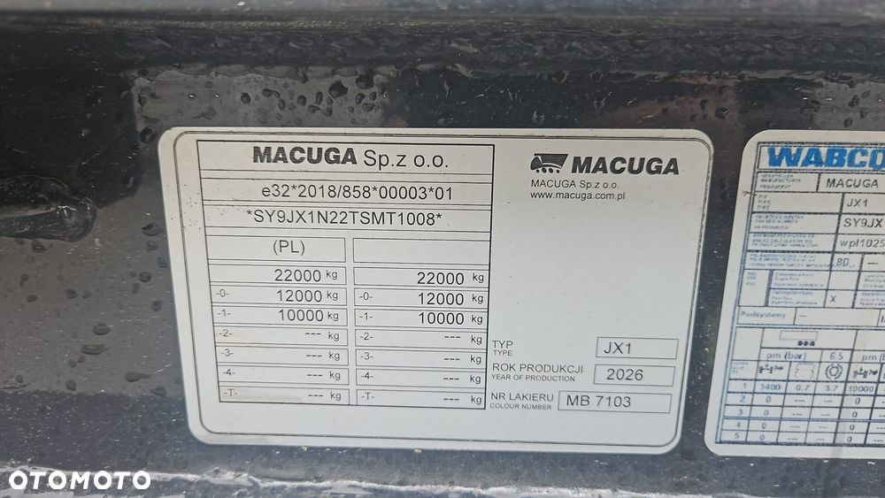 MACUGA JX1 - 9