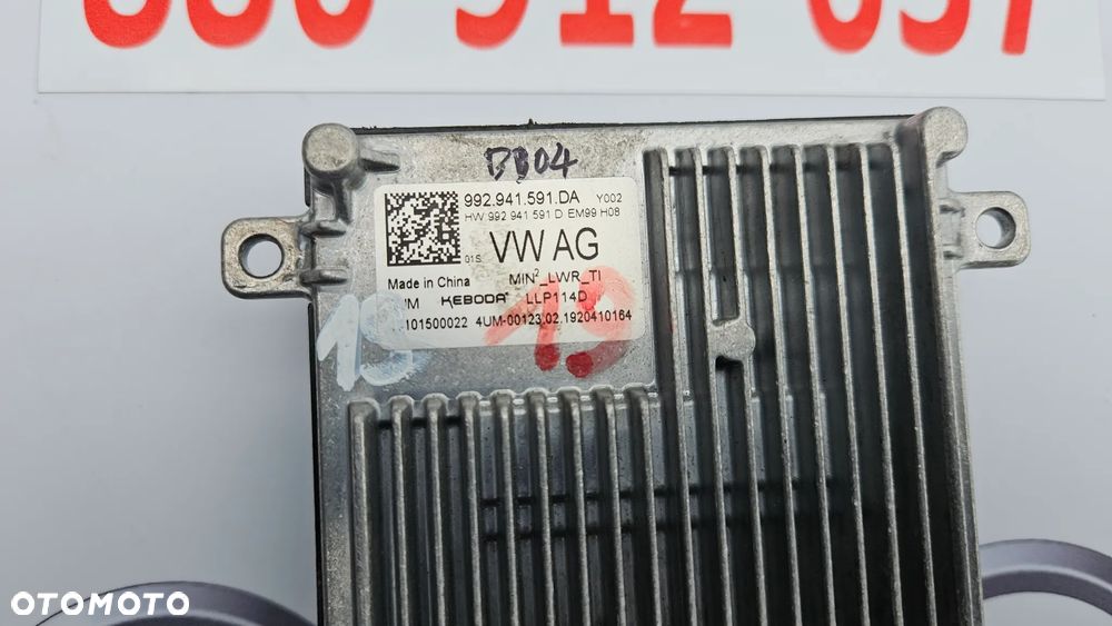 VW Golf MK8 VIII 2020- Przetwornica Moduł LED 992941591DA Keboda LLP114D - 2