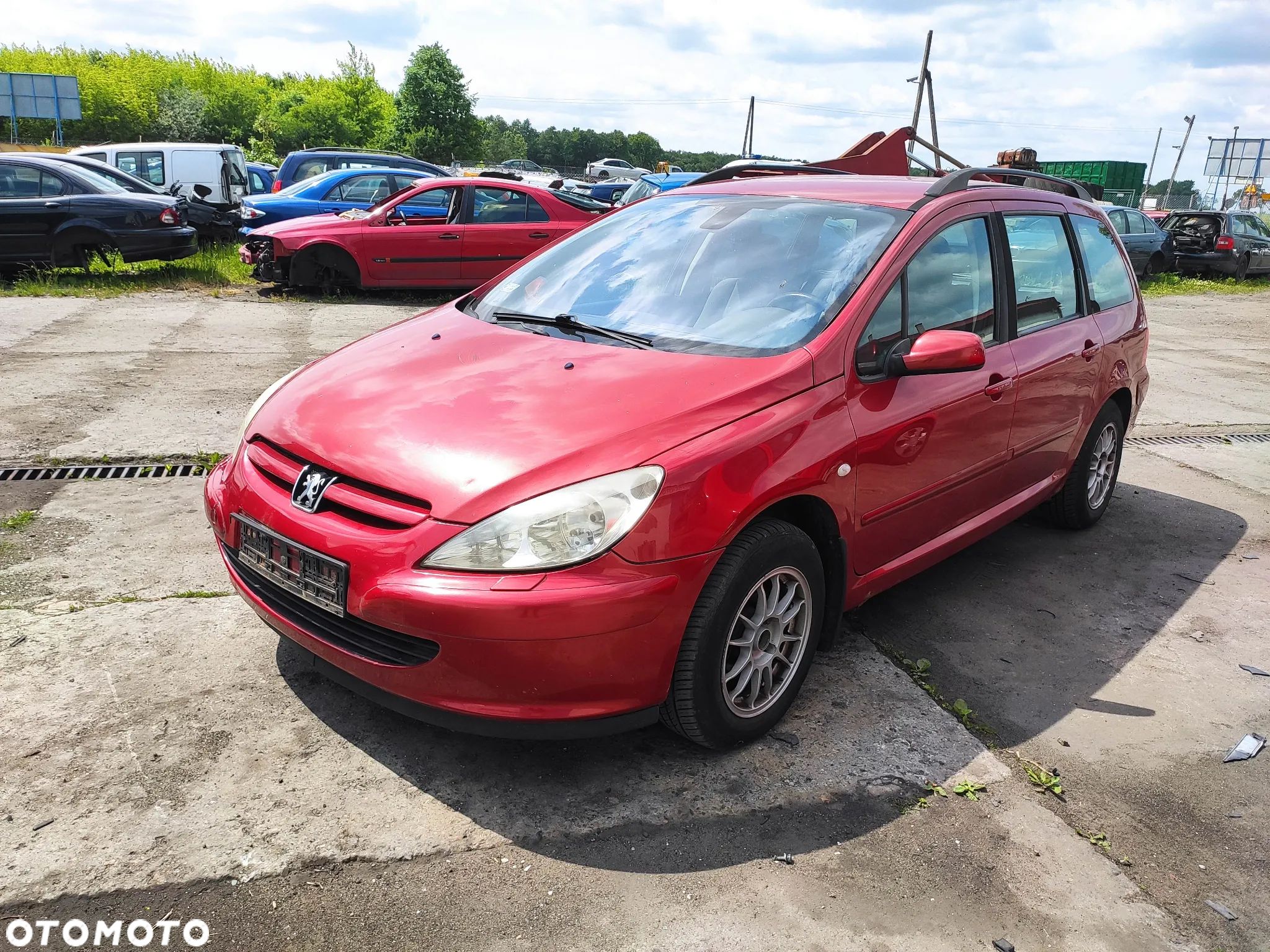 Peugeot 307 kombi silnik 2.0 HDi 90km lakier EKQD na części - 1