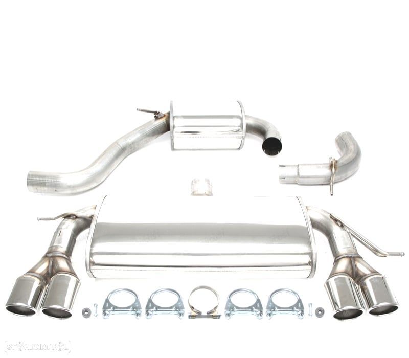 PANELA DE ESCAPE VOLKSWAGEN VW GOLF MK5 MK6 03-12 DUPLA - 1