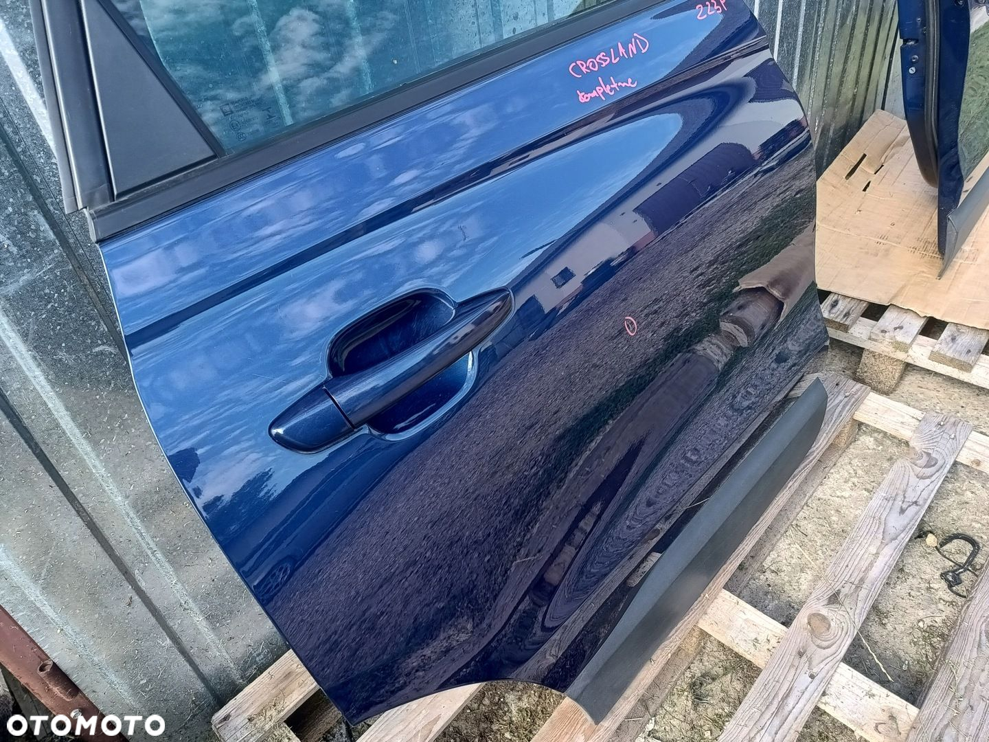 OPEL CROSSLAND X 17r- DRZWI PRAWY PRZÓD Z23F Oryginalny lakier Kompletne - 6