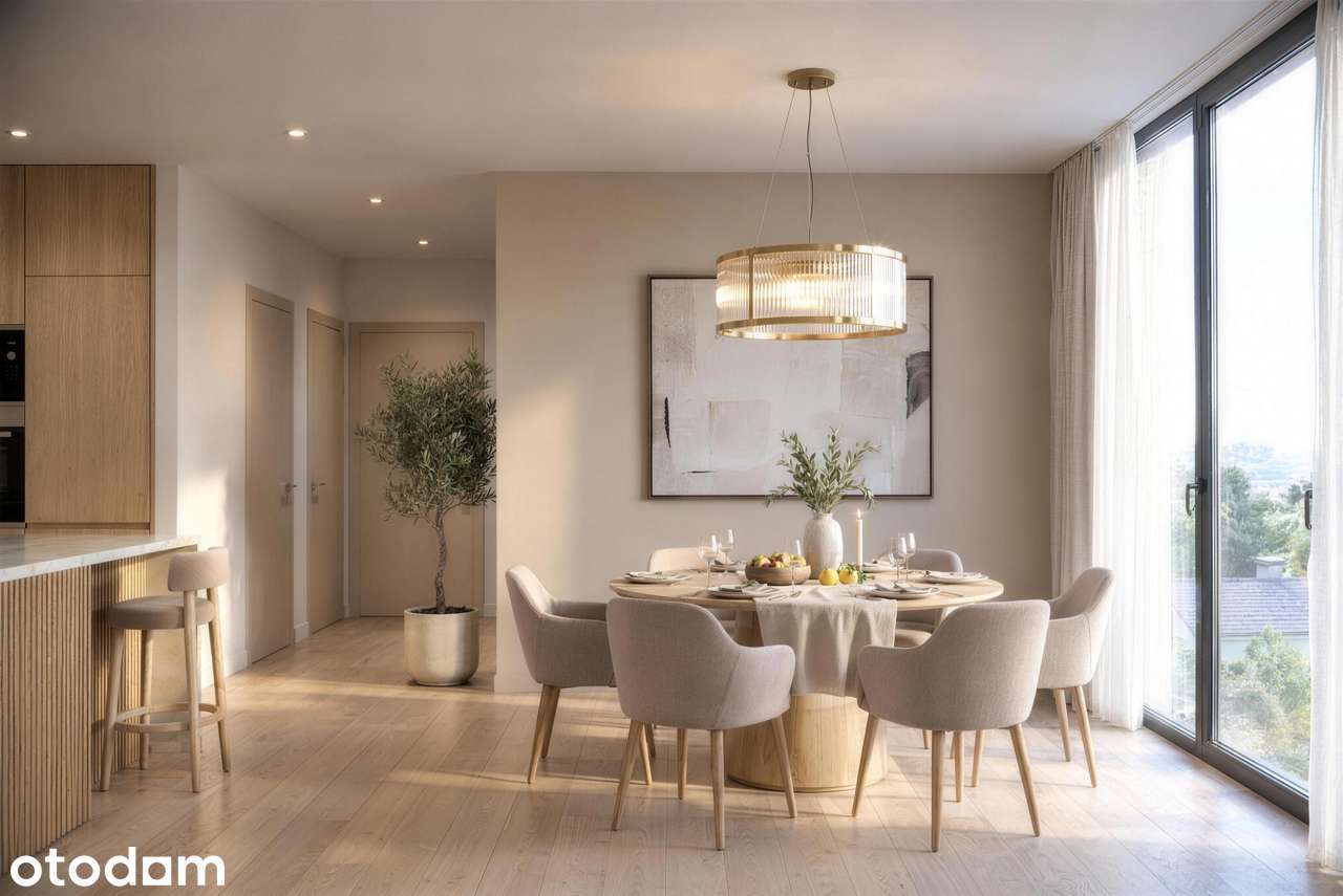Apartament 84 m² z panoramicznym oknem | 3 pokoje | Wola