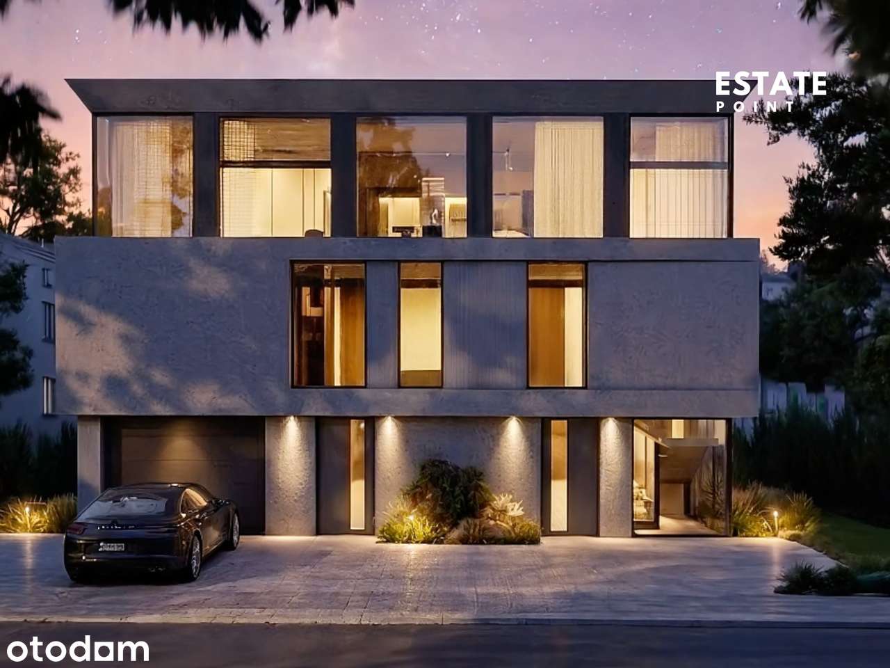 Apartament z garażem i ogrodem w nowoczesnej willi