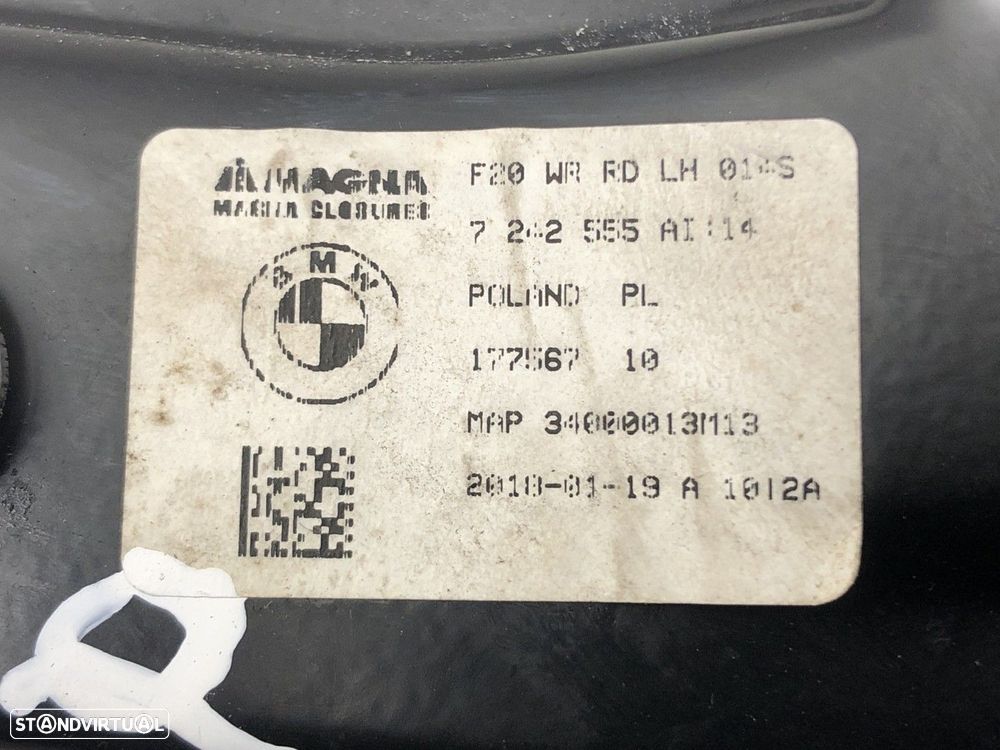 Motor elevador Trás/Esq Usado BMW 1 (F20) 118 d | 03.15 -  REF. 177567 10 - 4