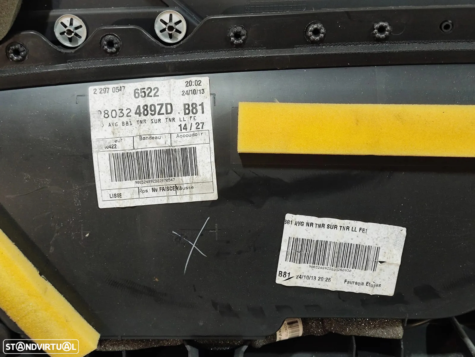Conjunto quartelas frente traseira esquerda direita Citroen DS5 - 11