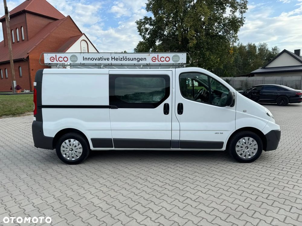 Renault TRAFIC L2H1 LONG Długi Furgon 3os. Serwis Hak Super Stan NISKI PRZEBIEG - 13