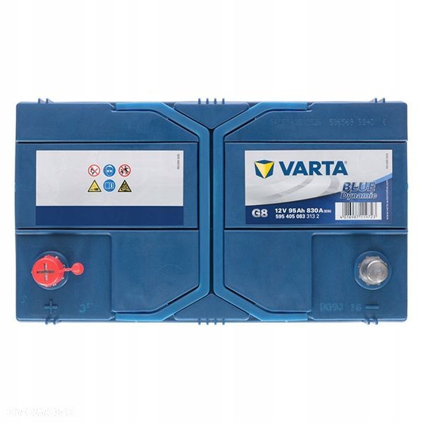 AKUMULATOR VARTA BLUE DYNAMIC 95AH 830A G8 L - 4