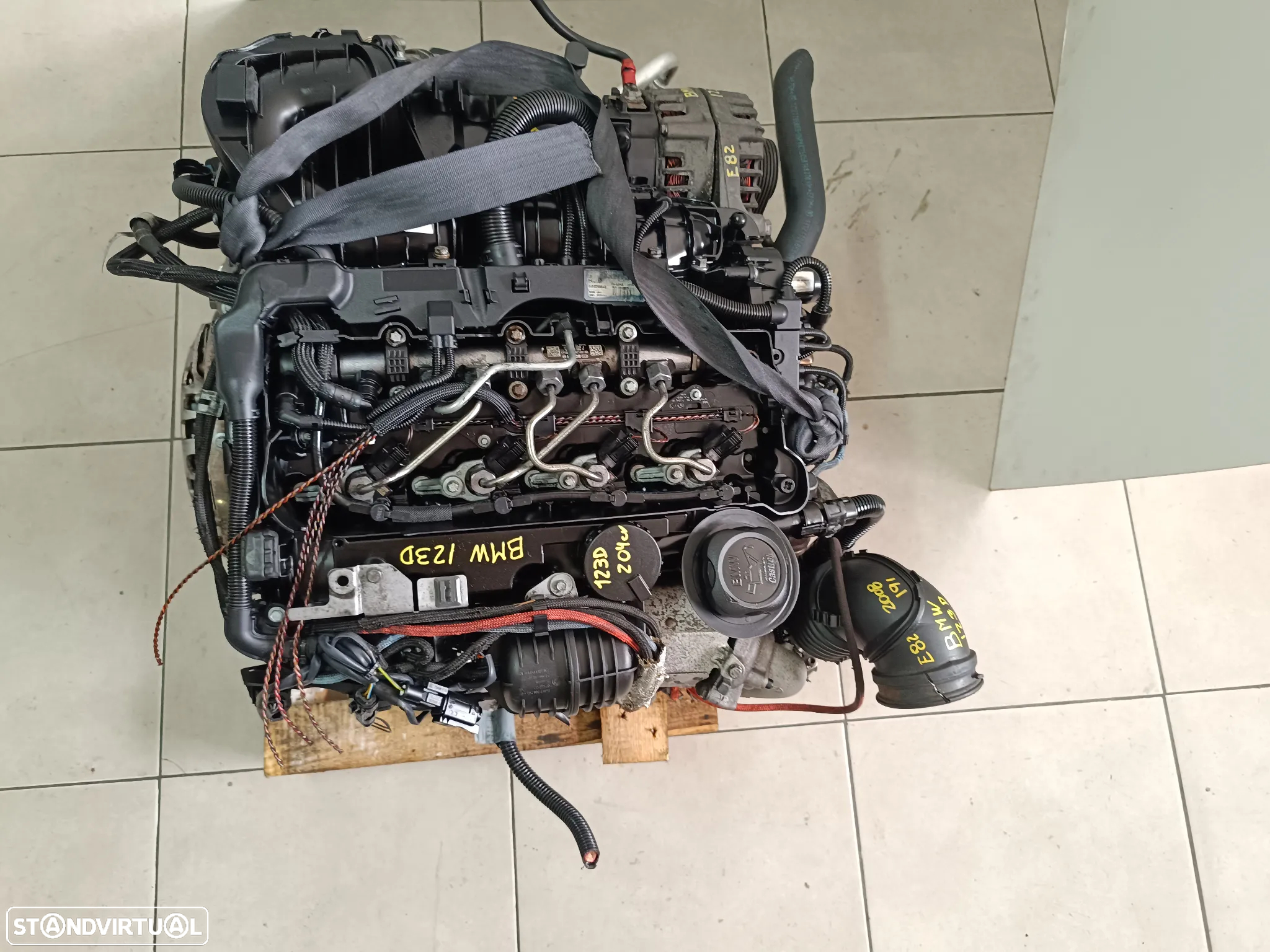 Motor BMW 123D bi-turbo 204cv  N47 caixa 6 velocidades GS6-53DZ JGG - 11