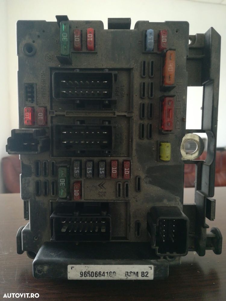 Calculator modul confort BSM Citroen Peugeot 9650664180 BSM B2 - 1