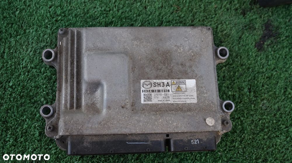Mazda 6 GJ sterownik komputer silnika SH01 2.2D SH3A18881C SH3A 18 881C 275700-5351 - 1