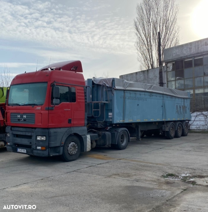 MAN TGA18.400 4X2BLl + bena cereale 52 mc. - 3