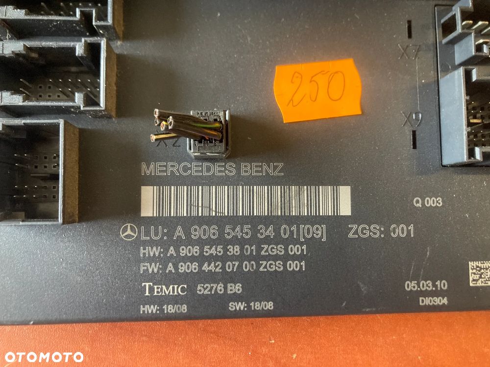 Moduł SAM kaseta BSI Mercedes W 906 - 4