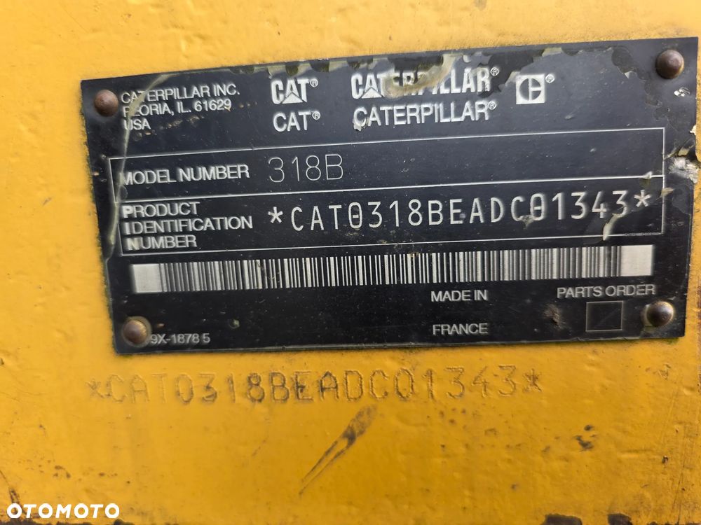Caterpillar Cat 318B koparka gąsienicowa łyżka hydrauliczna - 25