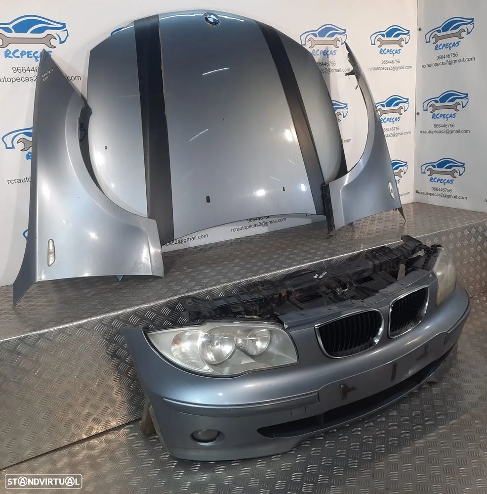 FRENTE COMPLETA BMW SERIE 1 E87 E81 PRE-LCI CAPOT PARACHOQUES GUARDA-LAMAS OTICAS RADIADOR VENTILADOR FRENTE FIBRA REFORÇO - 5
