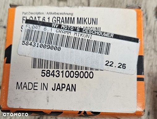Pływak gaźnika Mikuni BST40 KTM LC4 640/400  58431009000 - 3