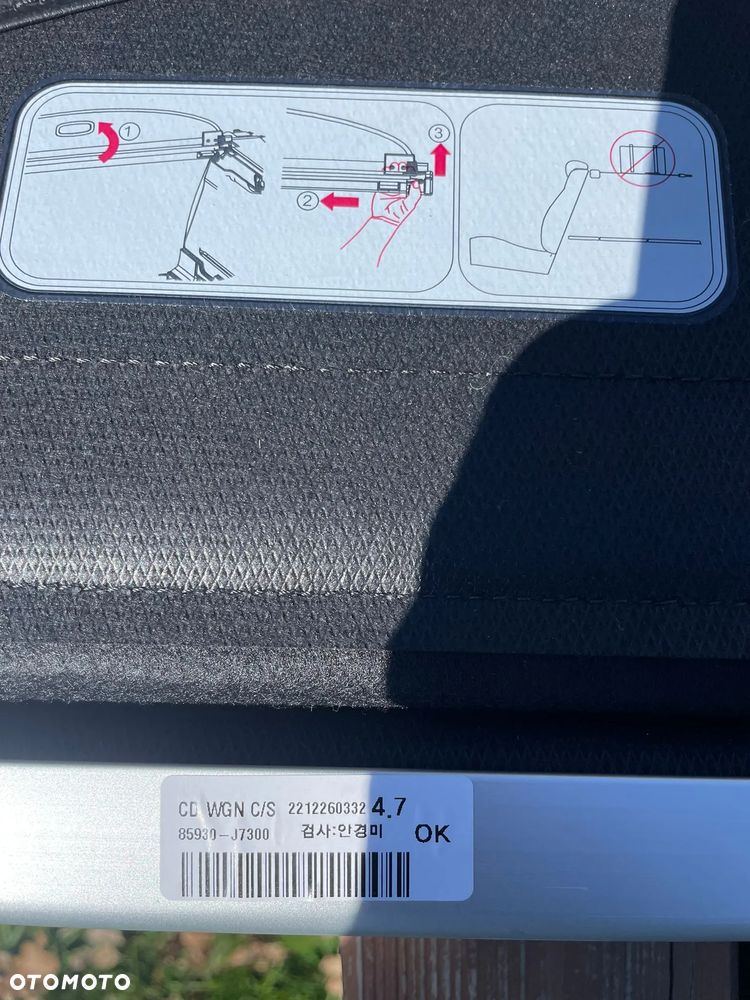 Roleta bagażnika Kia Cee'd 2023r ceed 85930-j7300 NOWA!!! - 3