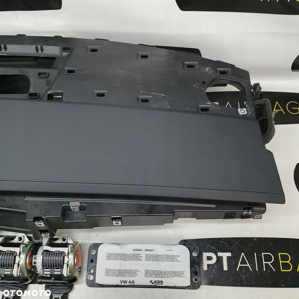 AUDI A7 C8 4K0 DESKA ROZDZIELCZA KONSOLA KOKPIT PULPIT PODUSZKI AIRBAG AIR BAG PASY KIT SET - 4