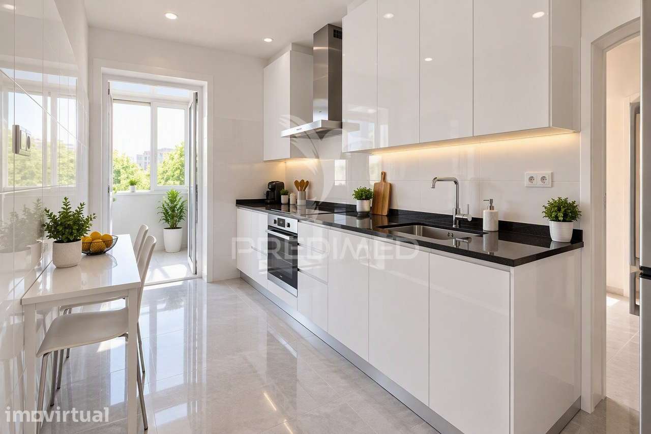 Apartamento Baixa da Banheira remodelado como Novo