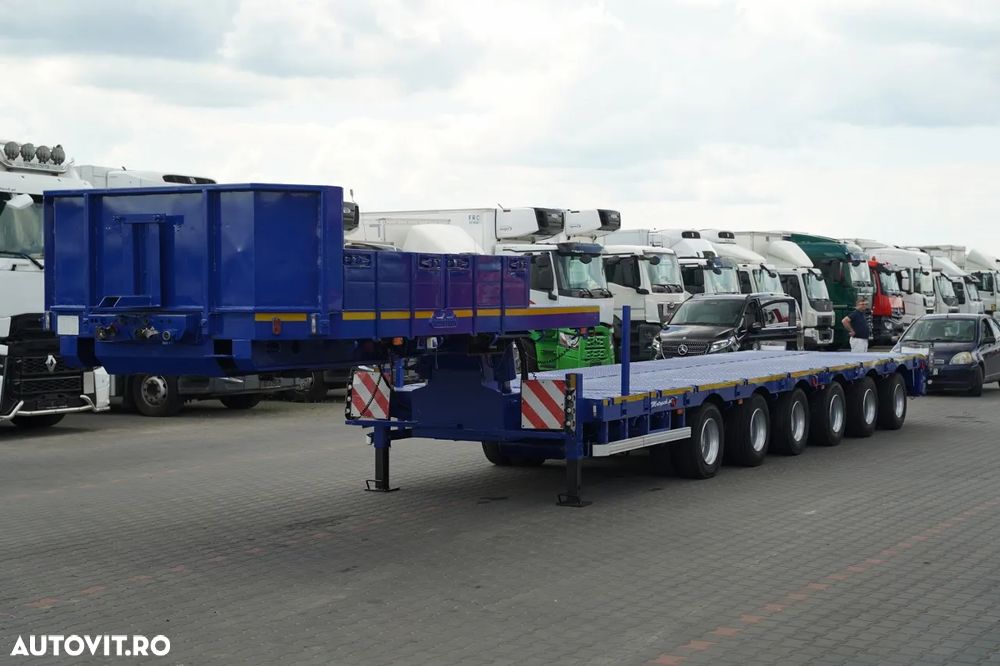 Nooteboom BETON JOS / MCO / EXTENSIBIL / 6 AXE / MTA: 85 TONE / AXE DE DIRECȚIE / SUPORT / 22,5 M / SAF - 28