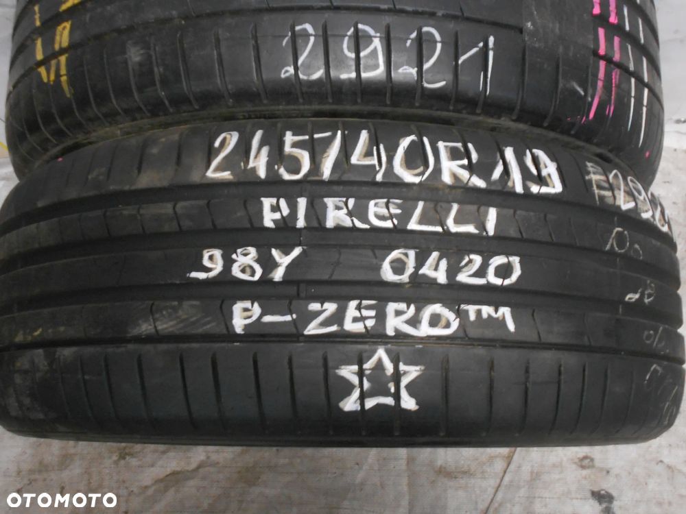 OPONY 245/40R19 PIRELLI PZERO DOT 2921 / 0420 6.6MM - 2