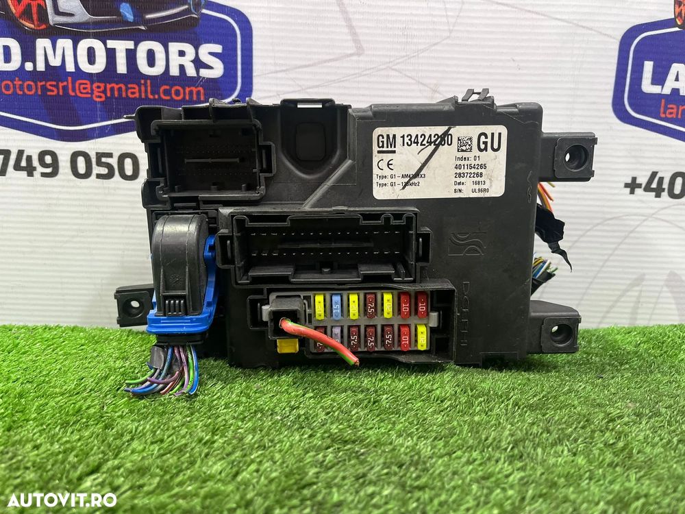 TABLOU PANOU SIGURANTE OPEL CORSA D 1.3 DIESEL 2013 COD OEM 13424260 401154265 28372268 2006-2014 - 1