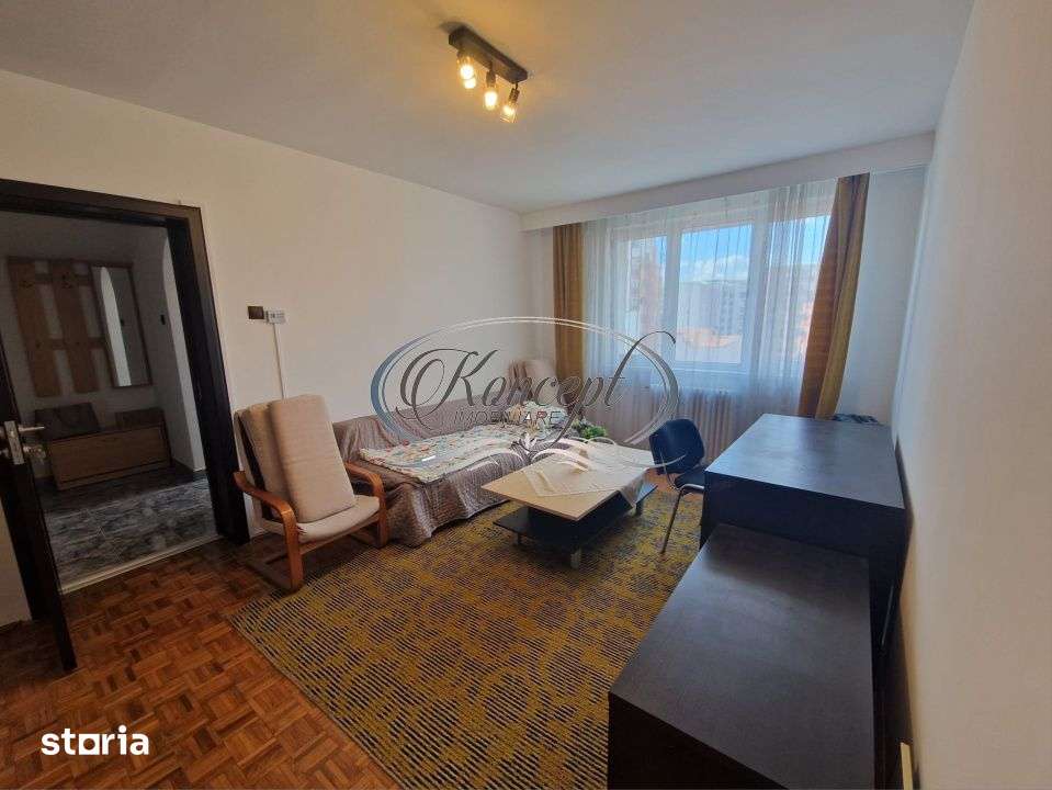 Semicentral, apartament 2 camere mobilat