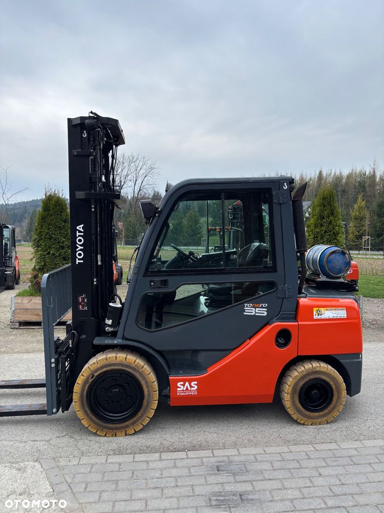 Toyota 8FGJF35 GWARANCJA LPG wolny skok waga DOSTAWA 64 800NETTO - 1