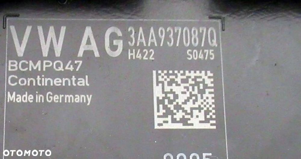 VW PASSAT B7 MODUŁ KOMFORTU 3AA937087Q - 3
