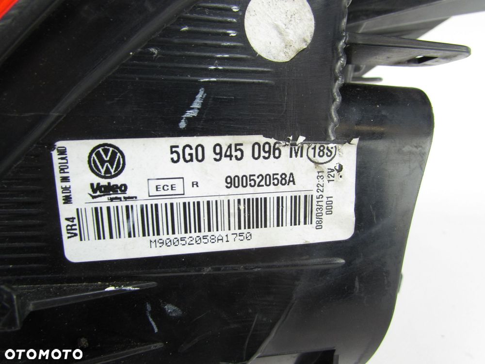 VW GOLF V KOMBI VARIANT 08-14 LAMPA TYL PRAWA TYLNA 1K9945096D - 9
