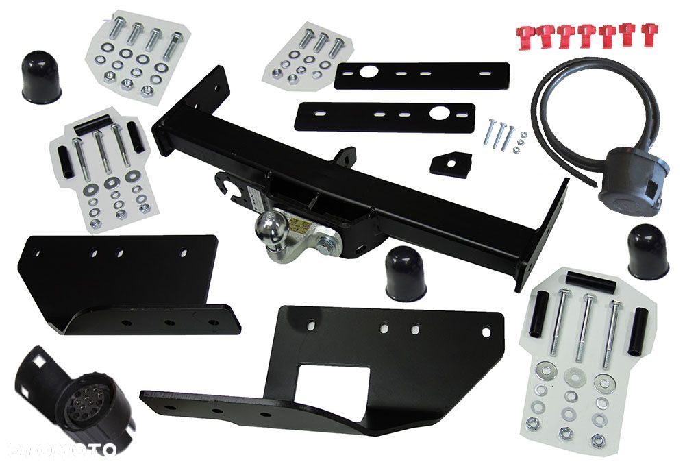 KOMPLETNY HAK+WIĄZKA 7PIN + GNIAZDO  HONDA CRV 2II 2002-2007 CR-V - 1