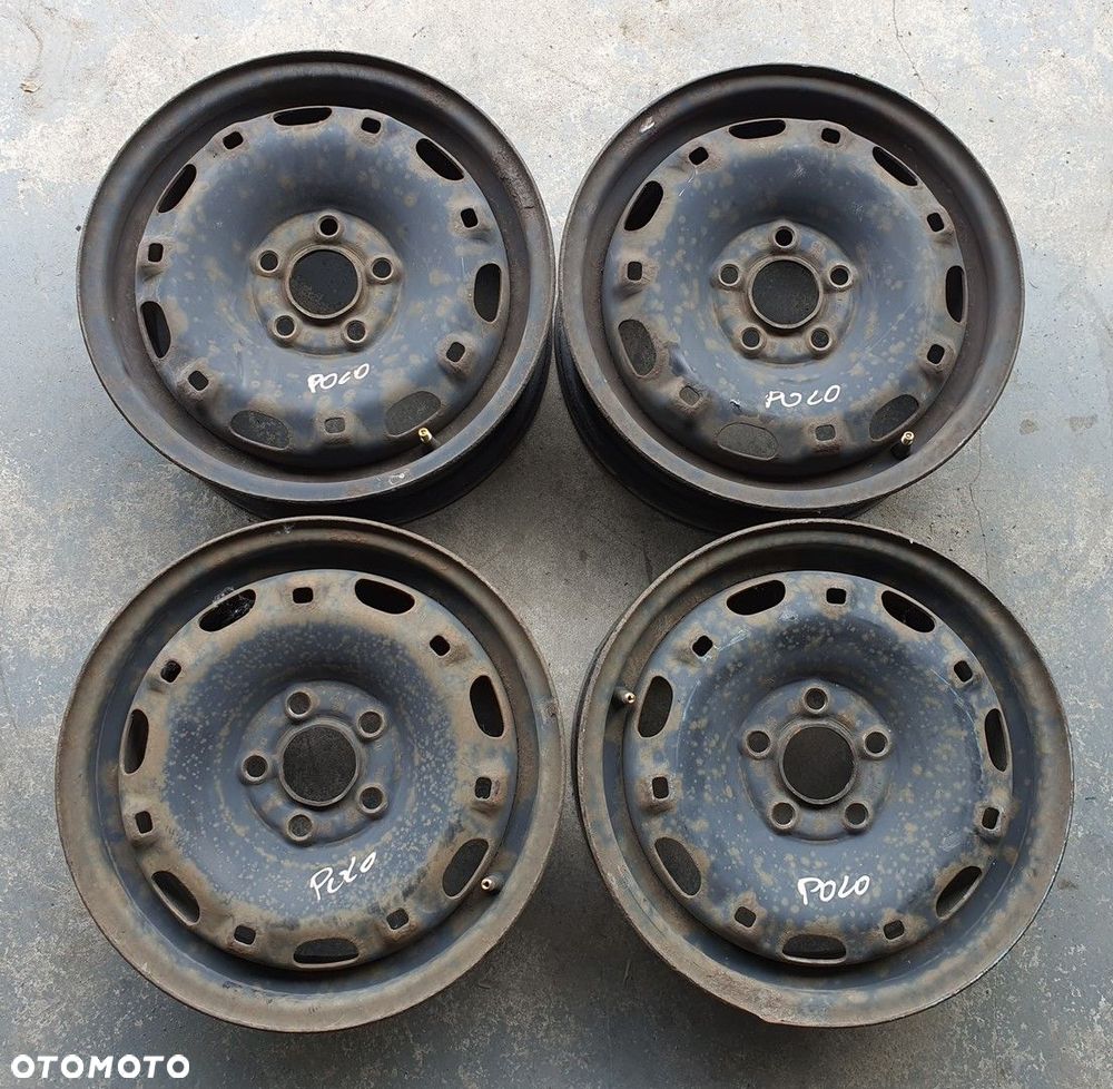 FELGA STALOWA 14 5J ET35 5X100 VW POLO 9N - 2