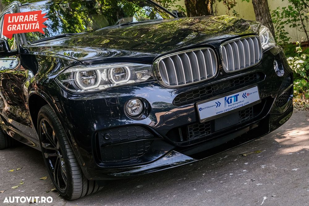 Pachet Exterior Aero Prelungire Bara Fata si Difuzor BMW X5 F15 (2014-2018) M Tech- livrare gratuita - 25