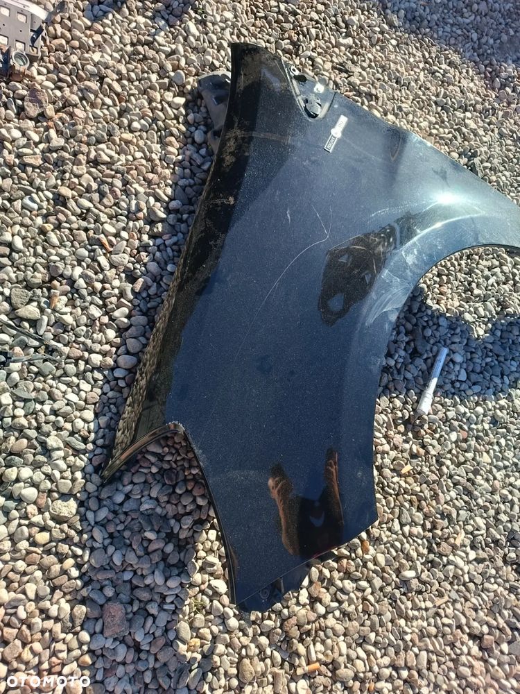 RENAULT CLIO 3 III LIFT 2012R CZARNY TEGNE BŁOTNIK PRZEDNI LEWY - 2