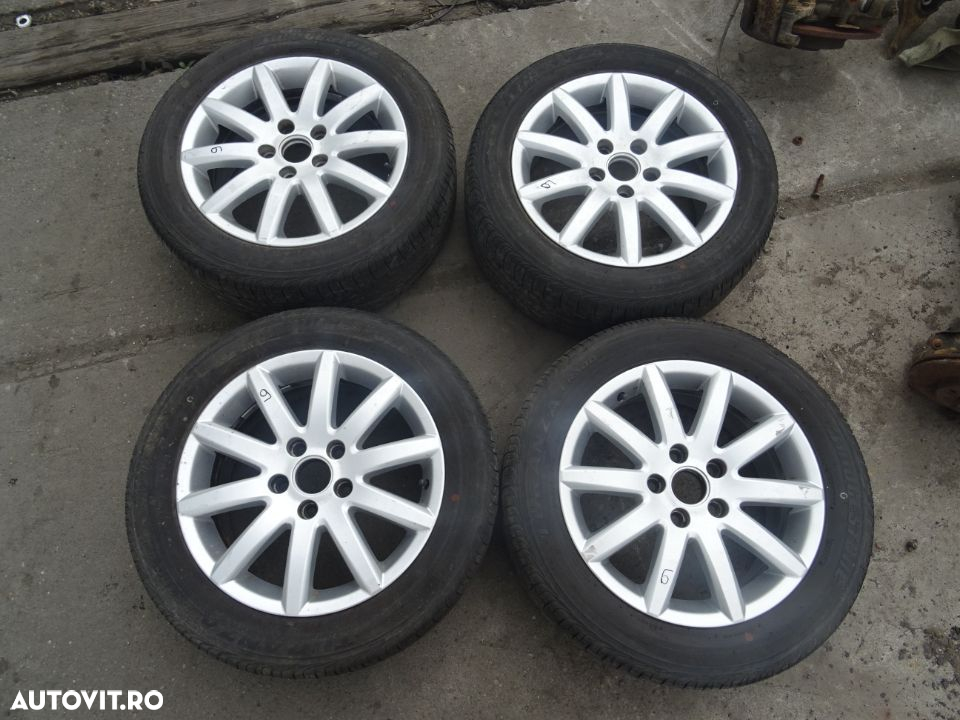 Vand Jante aliaj cu Cauciucuri Volkswagen Jetta 205/55 R16 6.5jx16h2 ET50 din 2008 cod:1K0601025e - 2