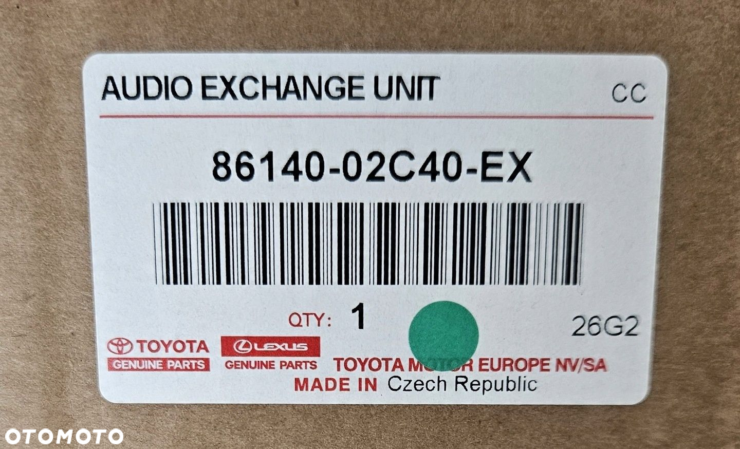 PANEL STEROWNIK NAWIGACJI RADIO WYŚWIETLACZ TOYOTA COROLLA E21 XII 2018- - 13