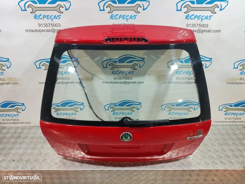 Porta Tampa Mala Skoda Octavia 2 II Carrinha 1Z5 VRS Fecho Puxador - 4