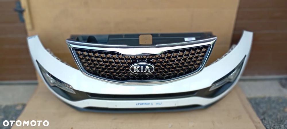 Zderzak przód przedni kompletny grill halogeny KIA Sportage III 3 Lift HW - 8