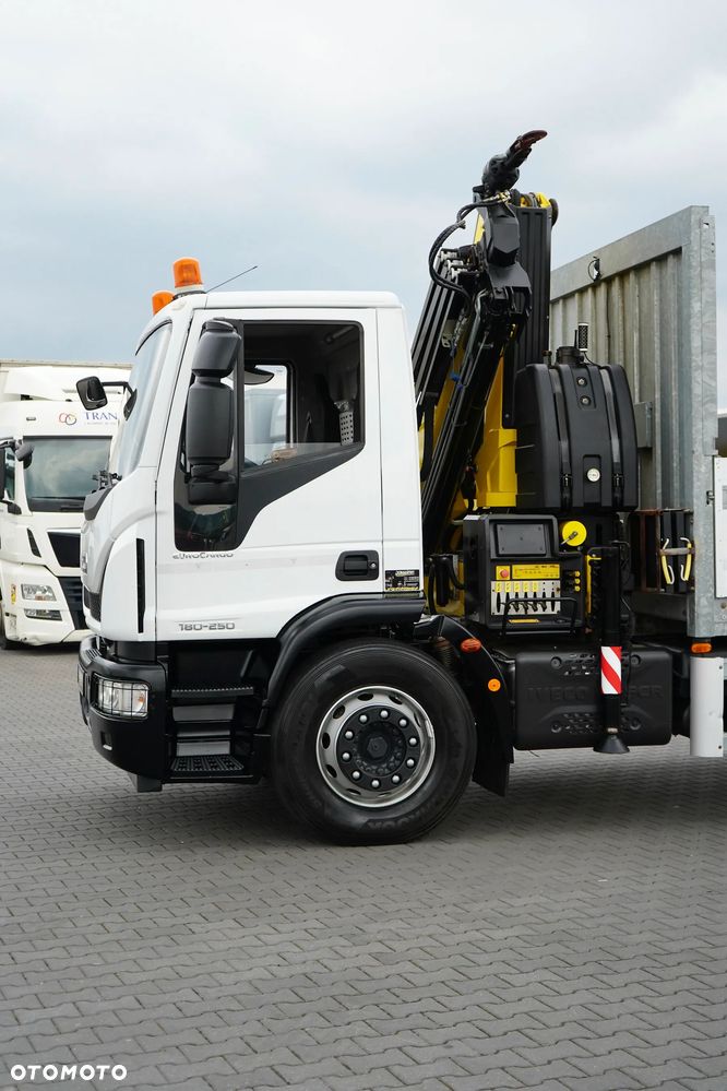Iveco EUROCARGO / 180-250 / SKRZYNIOWY + HDS / HYVA HC - 153 / ROTATOR / PILOT - 38