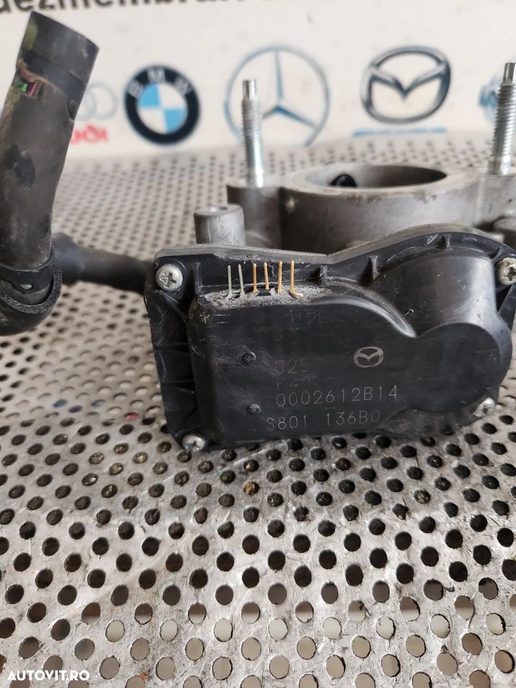 Clapeta Acceleratie Mazda 3 6 CX-3 CX-5 1.8 Diesel Skyactive Euro 6 Cod S801 136B0 Mufa Defecta - D - 8