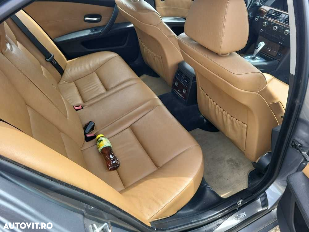 Interior piele caramizie bmw e60 volan stanga 2008 - 2