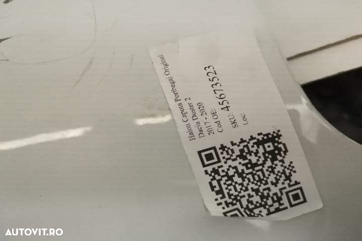 Haion Capota Portbagaj Original Dacia  Duster  2 [2018 - 2022] - 8