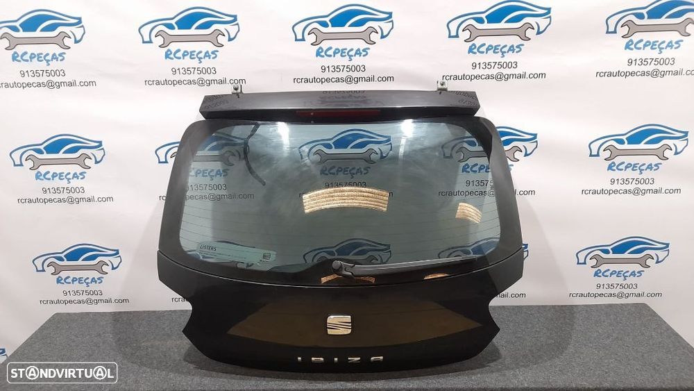 PORTA TAMPA MALA SEAT IBIZA IV 4 MK4 6J FECHO PUXADOR VIDRO MOTOR 3º STOP - 4