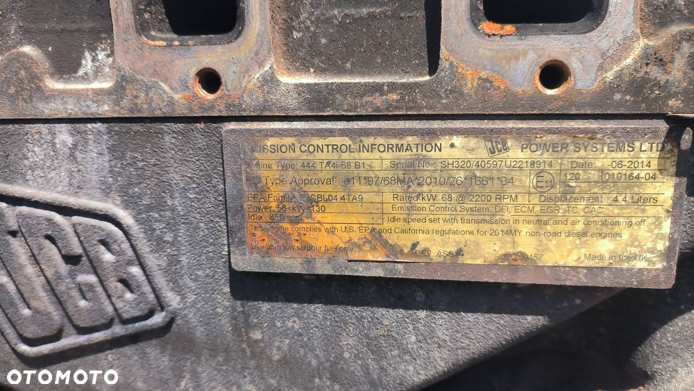 SILNIK SŁUPEK JCB 3CX 444 TA4I-68B1 2015 - 4