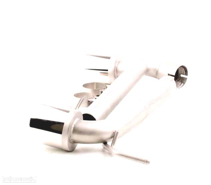 CONJUNTO PONTEIRAS DE ESCAPE DUPLA BMW F30 F31 LOOK M PERFORMANCE - 4